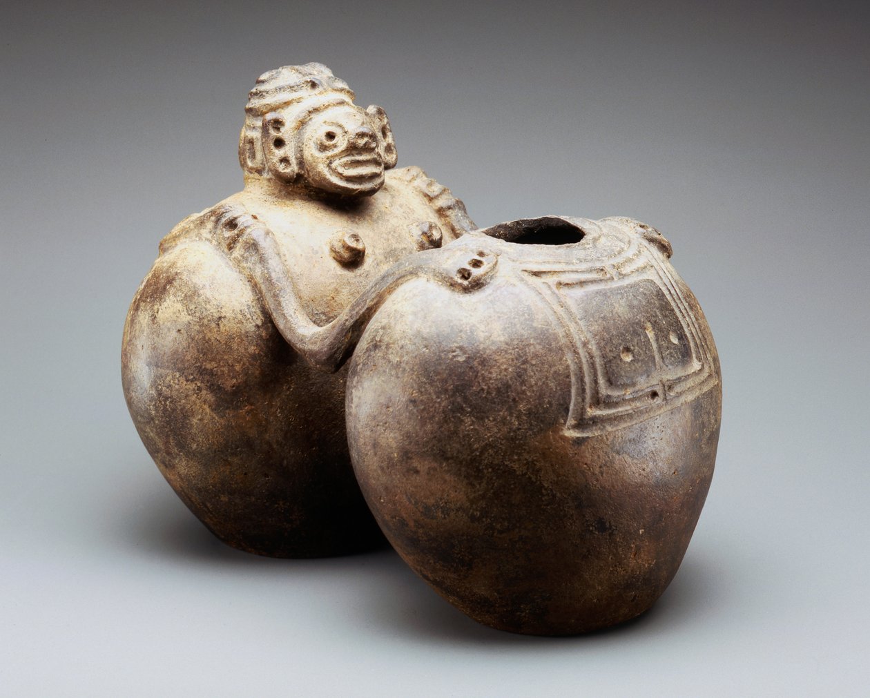 Double Effigy Vessel (keramikk) av Taino Culture