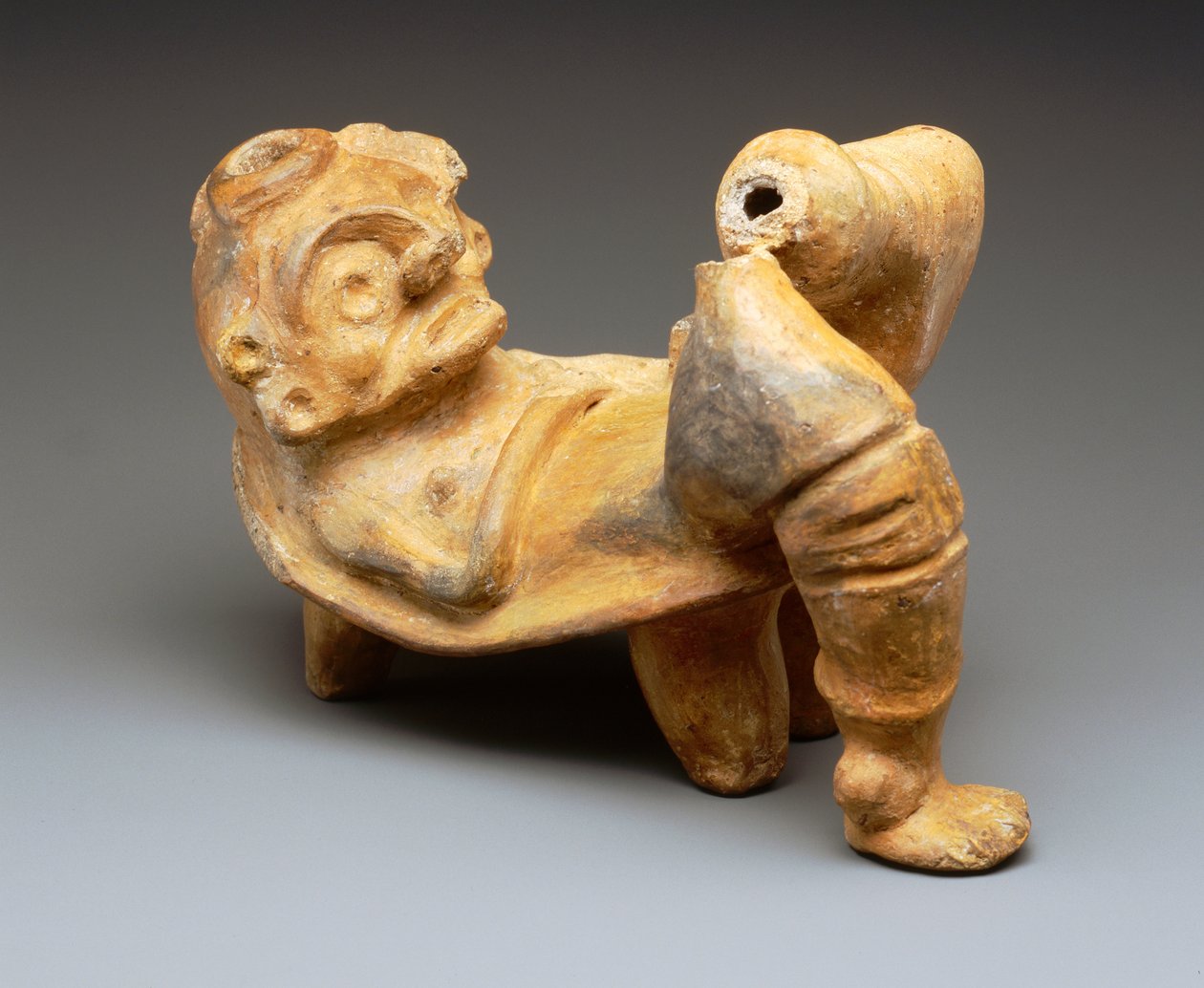 Liggende figur (keramikk) av Taino Culture