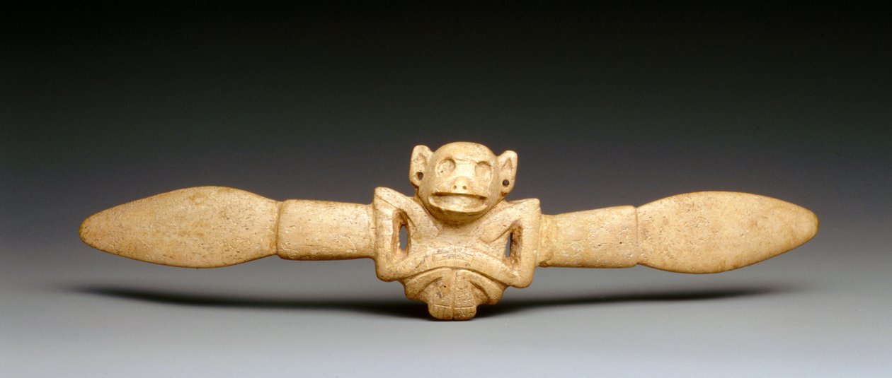 Oppkaststav (manatee bein) av Taino Culture