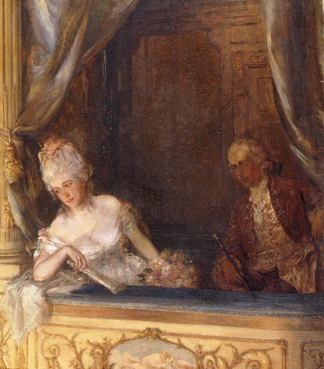 En boks på Old Drury Lane av Talbot Hughes