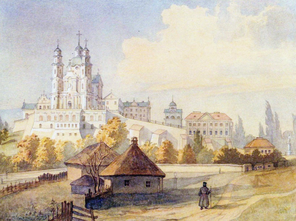 Holy Dormition Pochayiv Lavra av Taras Grigoryevich Shevchenko