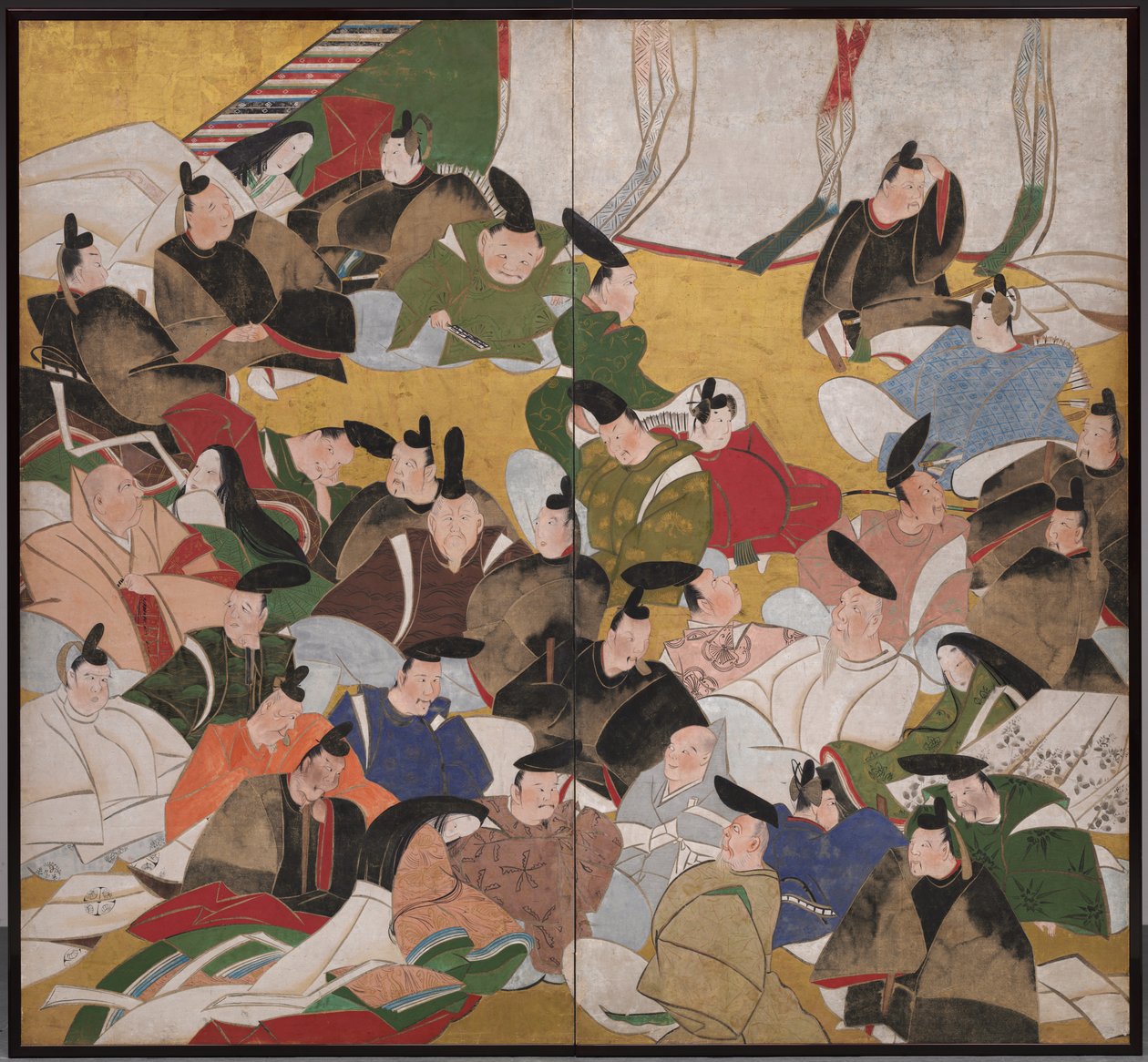 Trettiseks udødelige poeter, midten av 1700-tallet. av Tatebayashi Kagei
