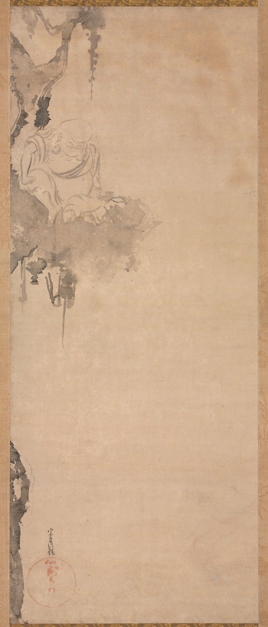 Zen-presten Choka, 1600-1640. av Tawaraya Sotatsu