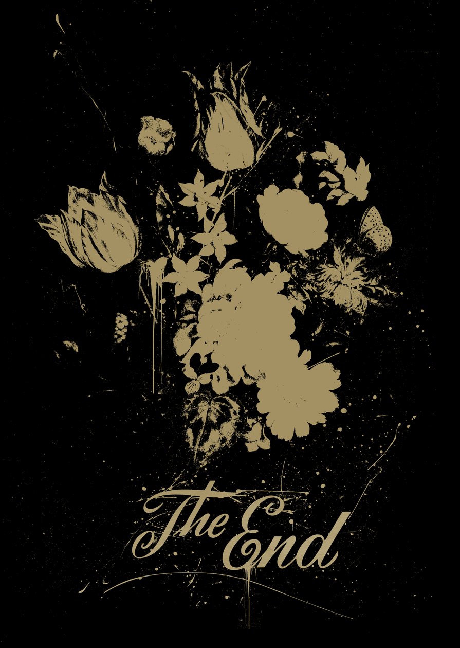 The End, 2017 (Collage på lerret) av Teis Albers