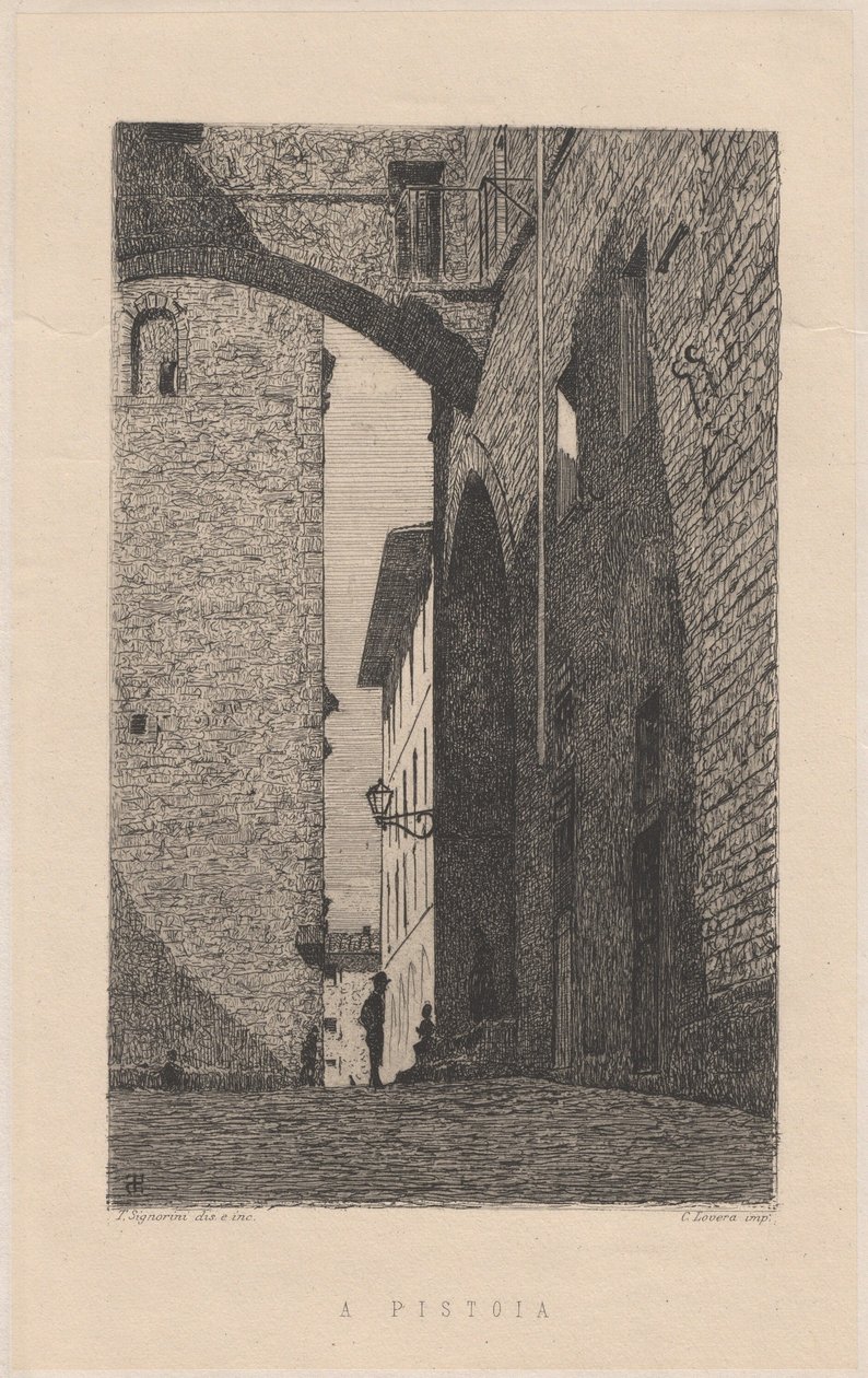 In Pistoia [In Pistoia] av Telemaco Signorini