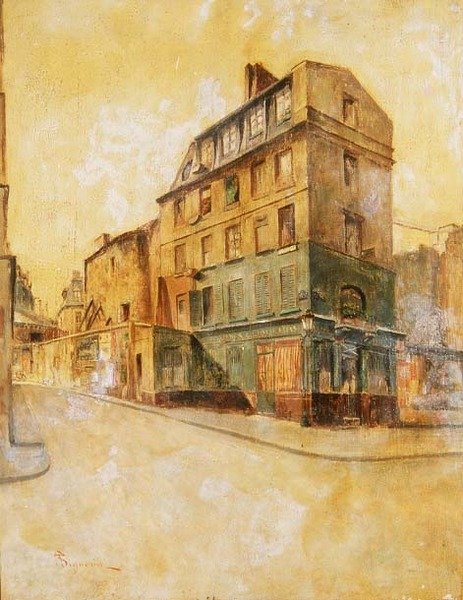 Montmartre av Telemaco Signorini