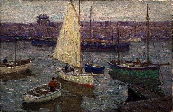En grå dag, St. Ives av Terrick Williams