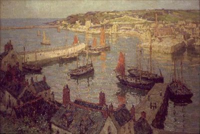 Brixham havn av Terrick Williams