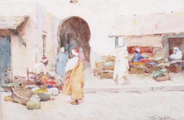 Fruitsellers, Kairouan av Terrick Williams