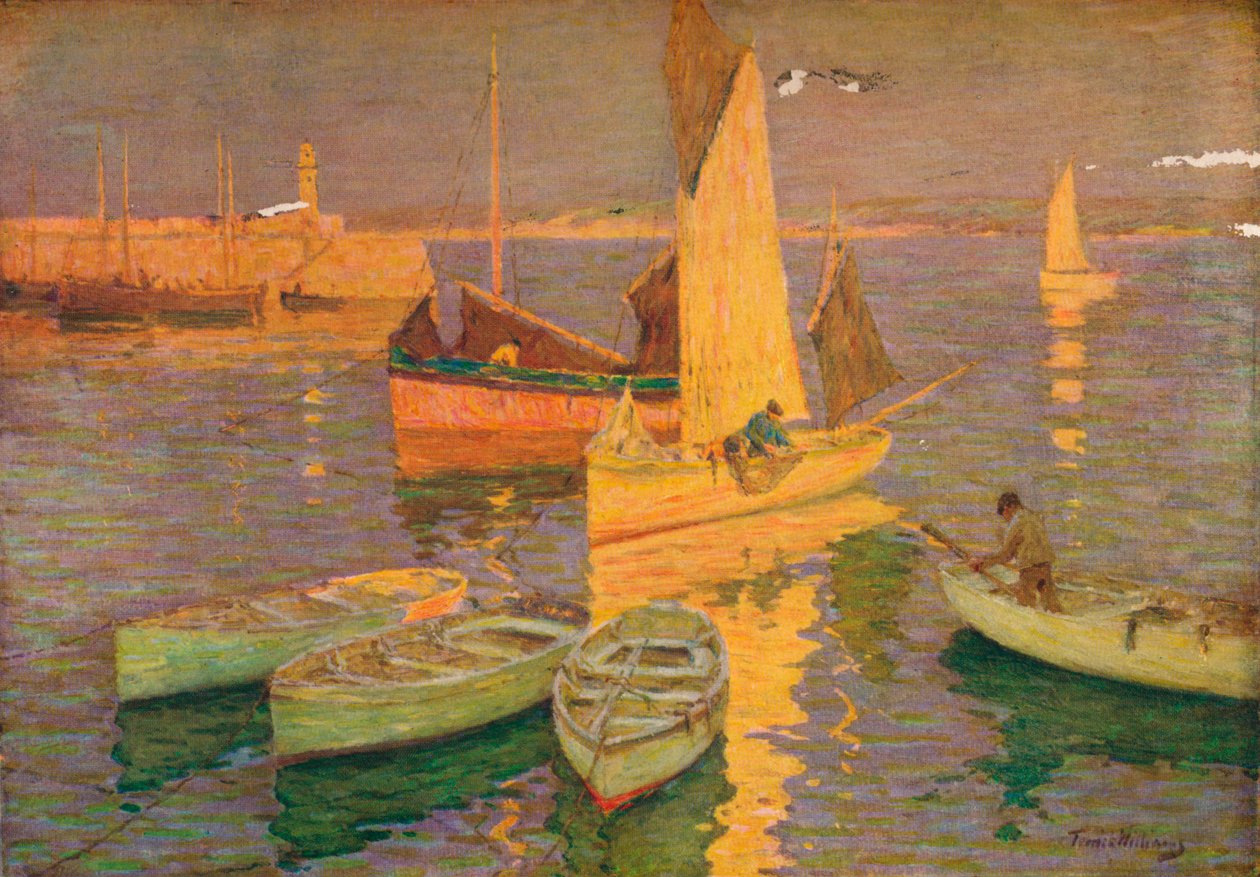 Sunset Glow, St. Ives, 1925 av Terrick Williams