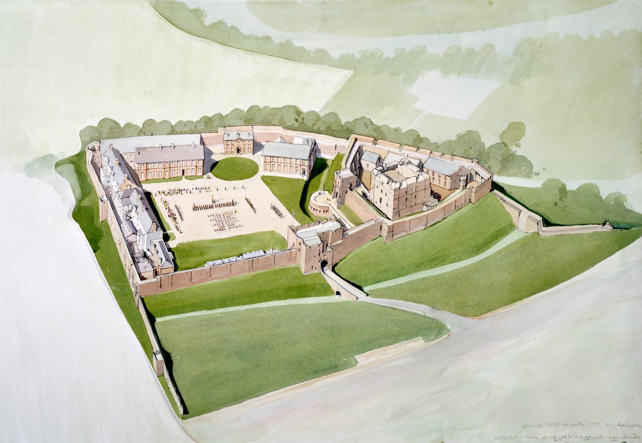 Carlisle Castle, 1992 av Terry Ball