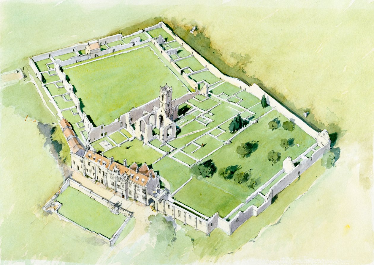 Mount Grace Priory, c1400-tallet, c1990-2010 av Terry Ball