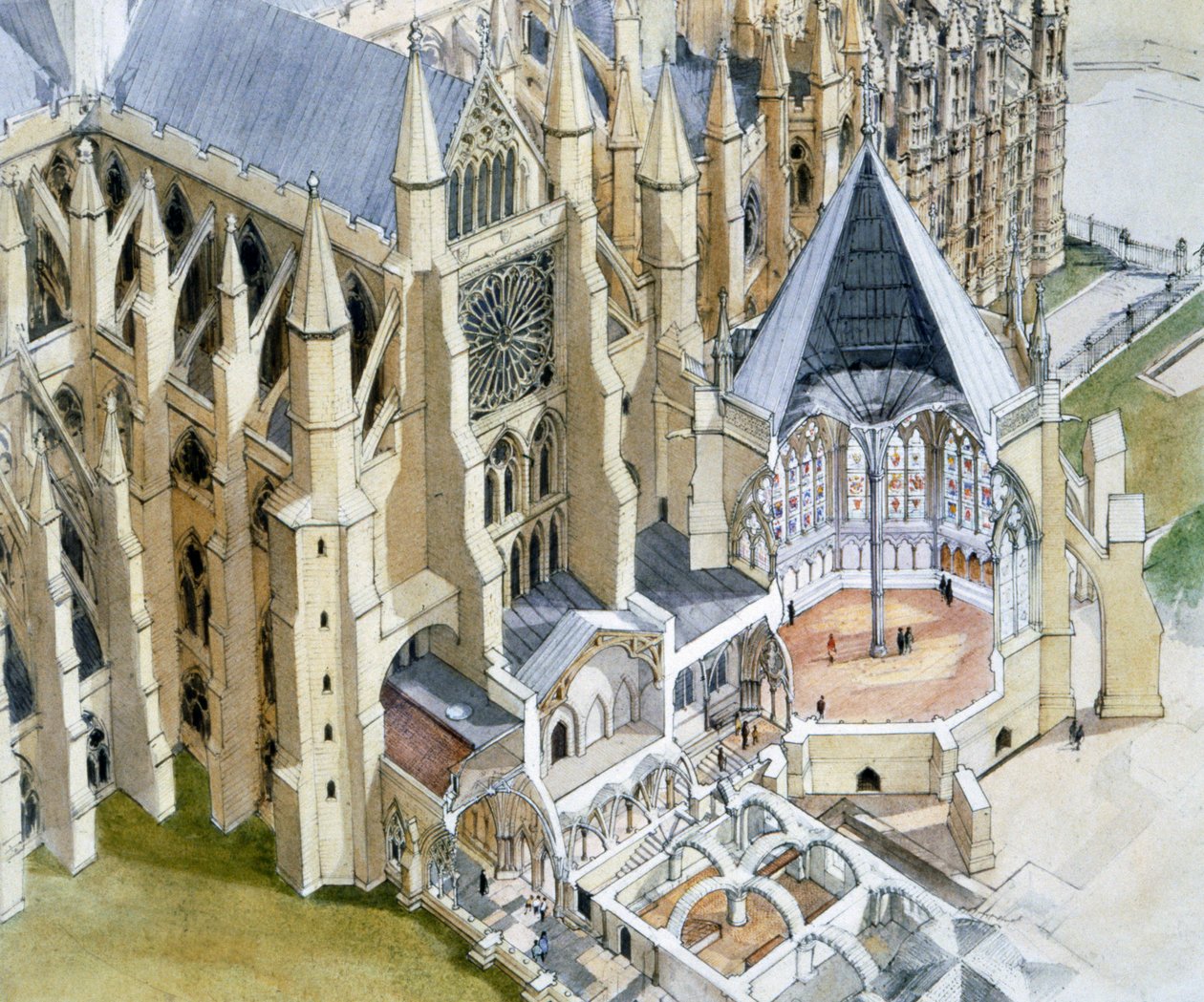 Westminster Abbey, Chapter House, c1500-tallet, c1990-2010 av Terry Ball