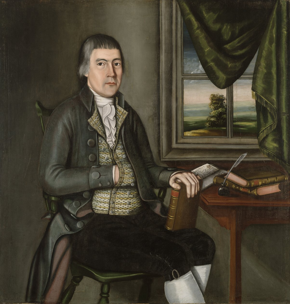 Dr. Hezekiah Beardsley, ca. 1788-90 av The Beardsley Limner
