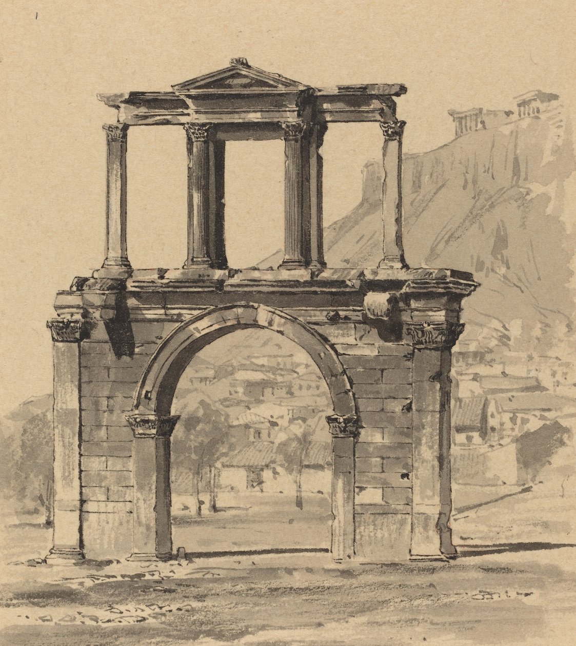 Hadrians bue, 1890. av Themistocles von Eckenbrecher