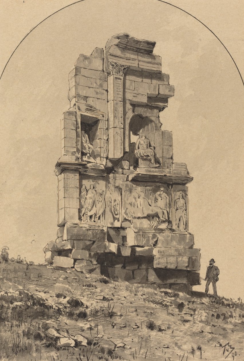 Monumentet til Philopappos av Themistocles von Eckenbrecher
