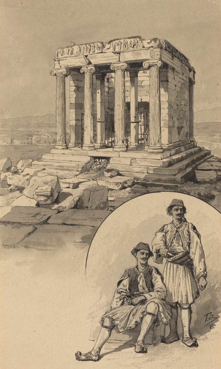 Nike Temple, 1890. av Themistocles von Eckenbrecher