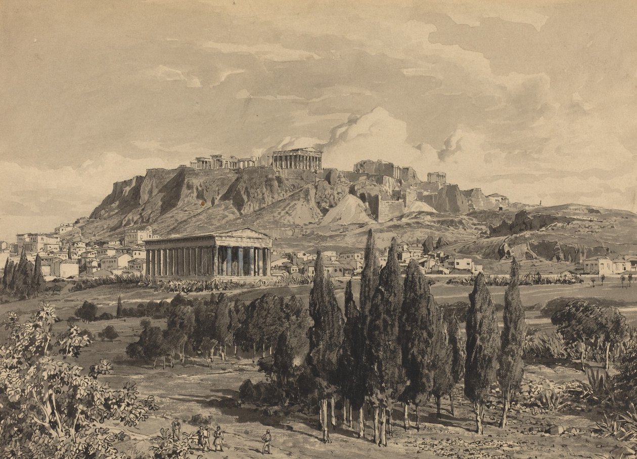 Hefaistos tempel av Themistocles von Eckenbrecher