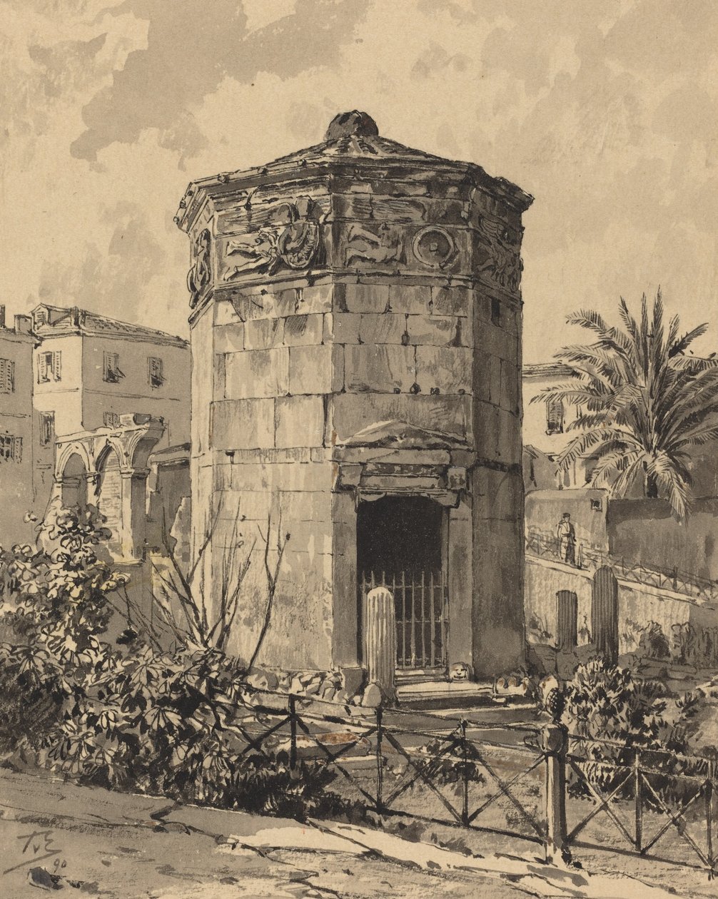 Tower of Winds, 1890. av Themistocles von Eckenbrecher