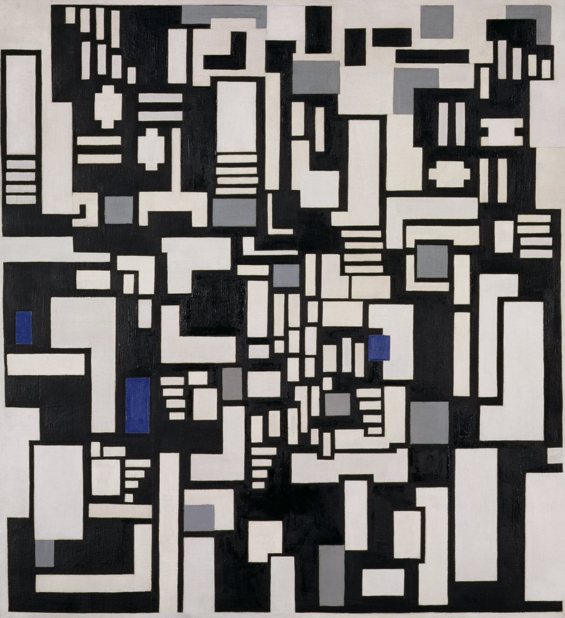 Komposisjon IX, opus 18, 1917 av Theo van Doesburg