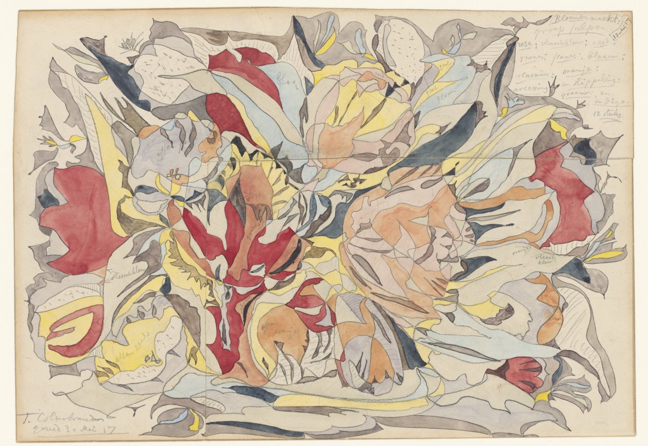 Blomstermarked av Theo Colenbrander