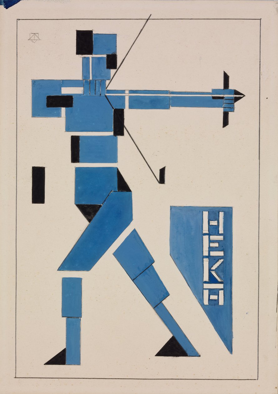 Design for plakat av Theo van Doesburg