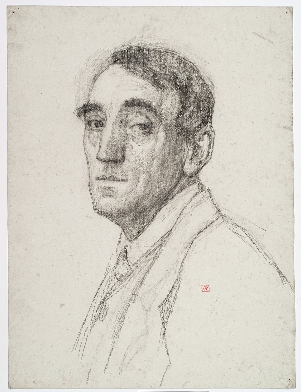 Selvportrett, 1916 av Théo van Rysselberghe