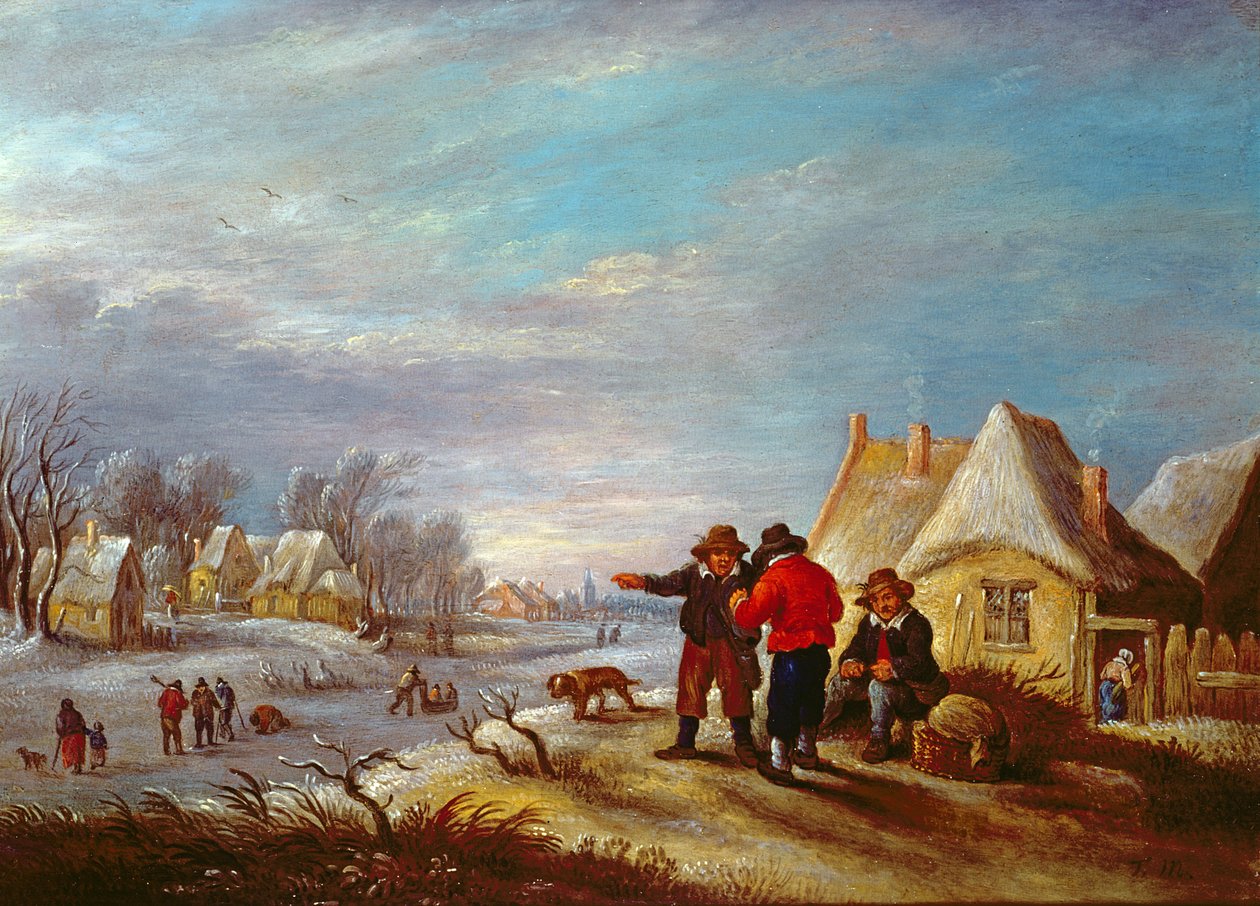 Senvinter i Flandern av Theobald Michau