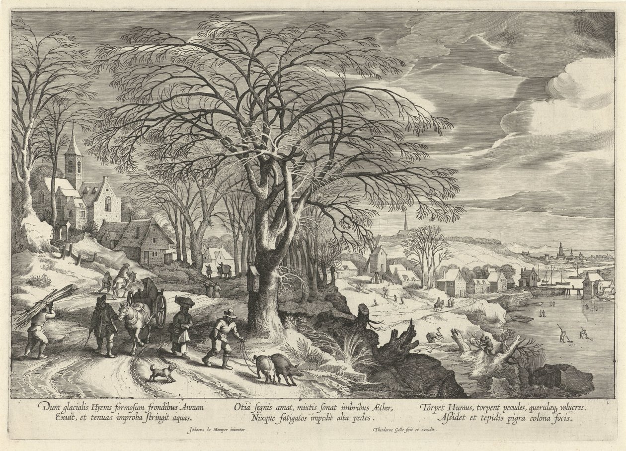 Vinter The Four Seasons (serietittel) av Theodoor Galle