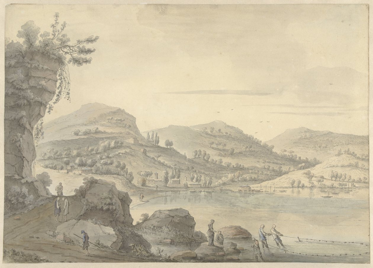 Kinesisk fantasilandskap av Theodoor Wilkens (possibly)