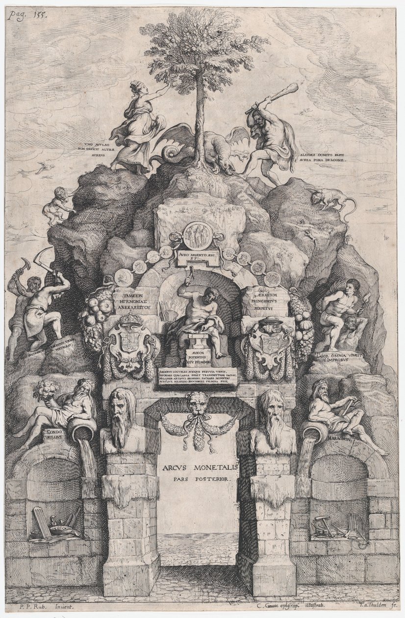 Inngangsparade...Ferdinand, østerrikerne. Antwerpen, 1635 av Theodoor van Thulden