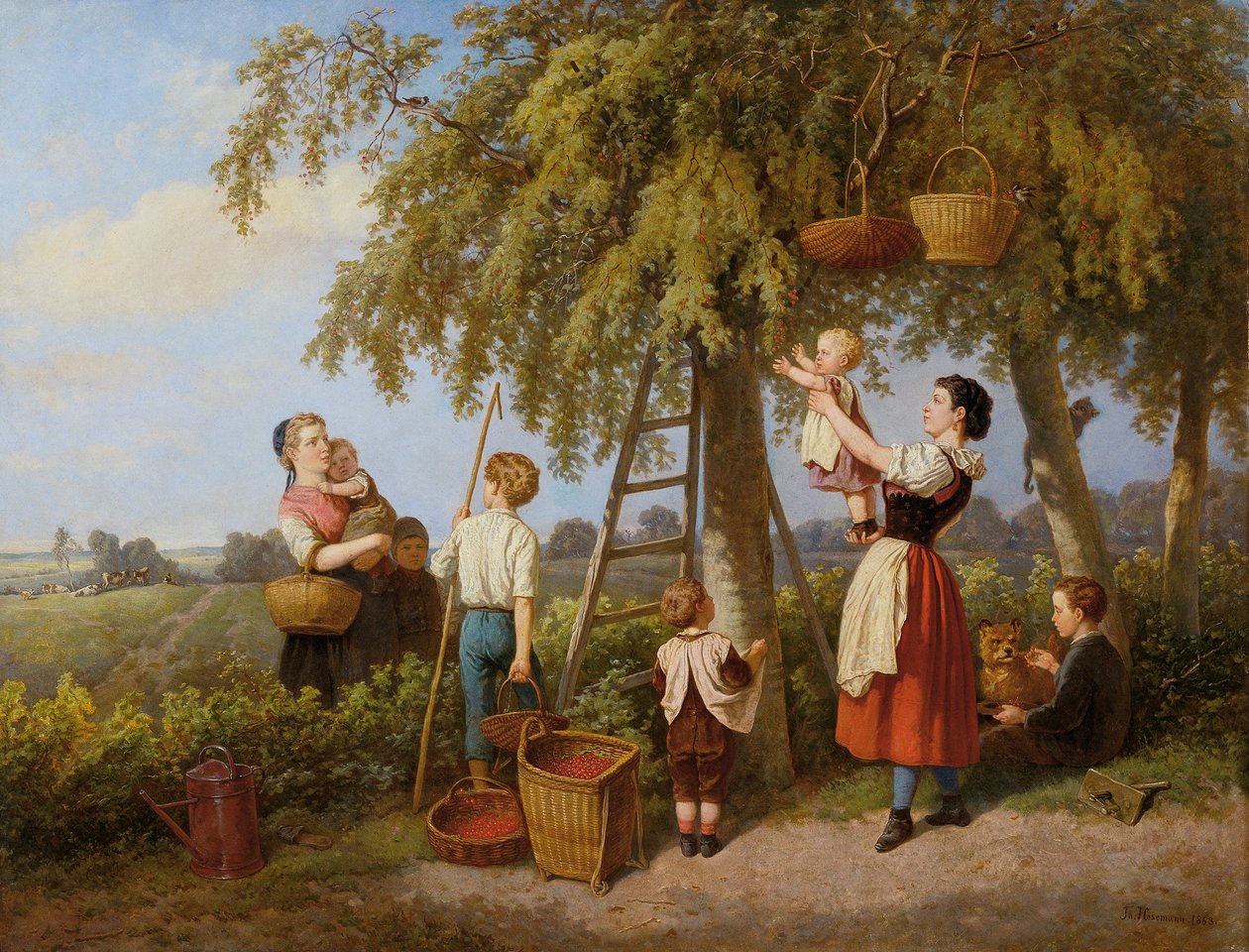 Kirsebærhøsten av Theodor Hosemann