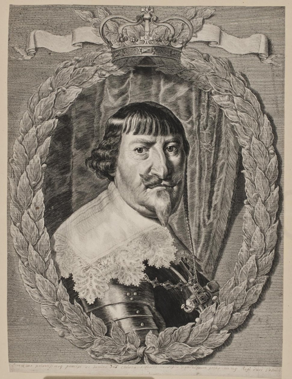 Christian IV, konge av Danmark av Theodor Matham
