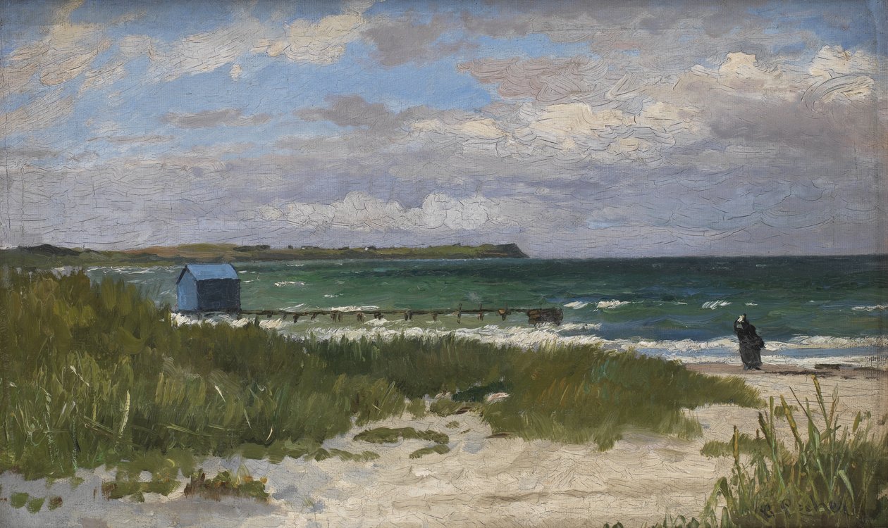 Isola del Liri, Italia. Overskyet dag av Theodor Philipsen