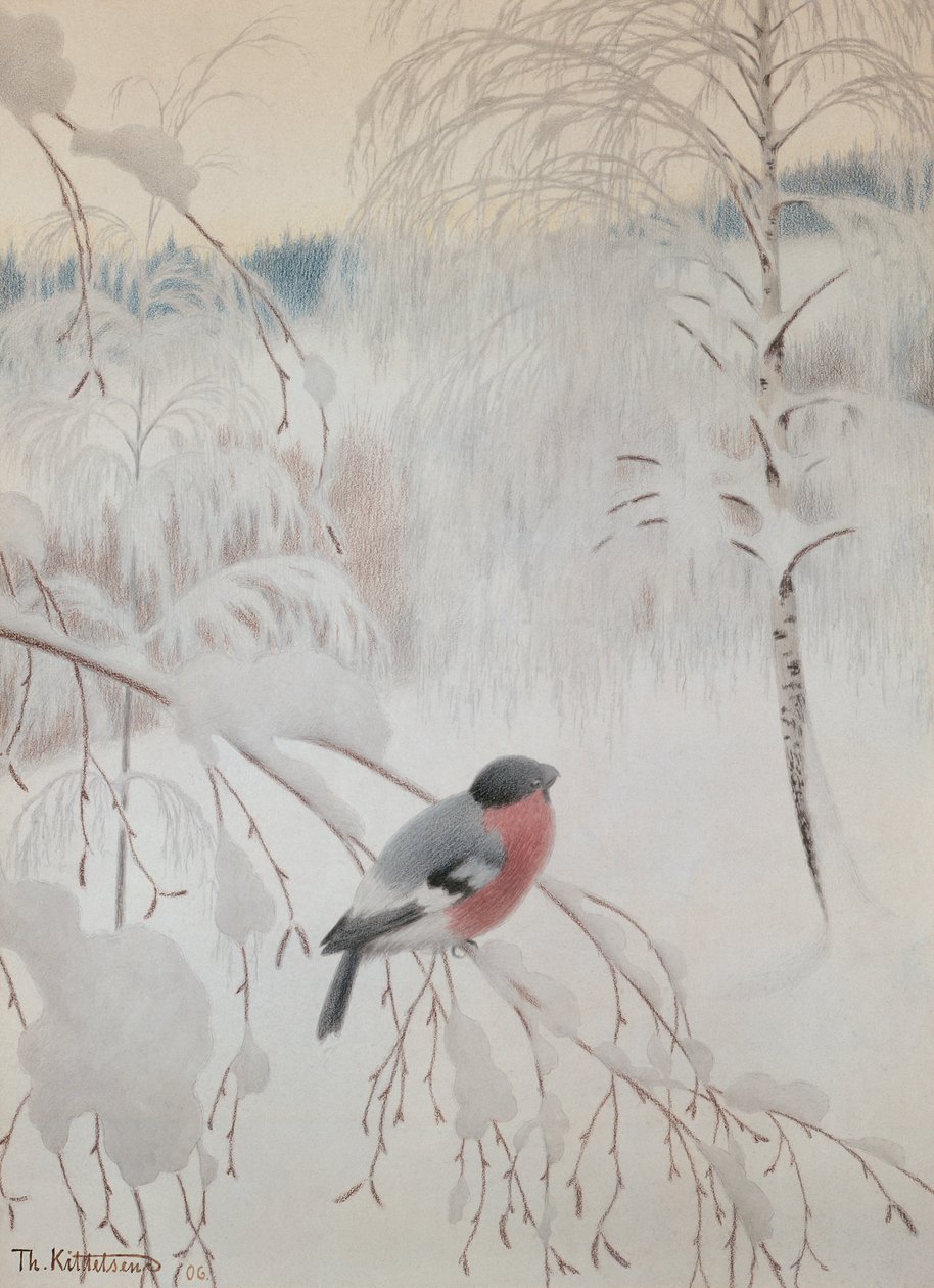 Bullfinch av Theodor Kittelsen