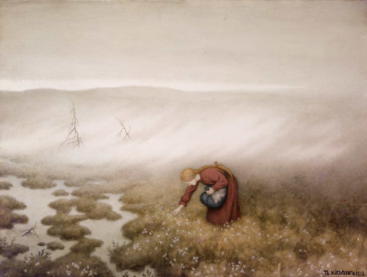 Bomullsgress av Theodor Kittelsen