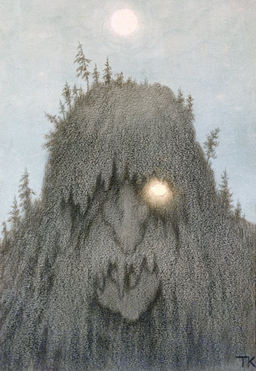 Skogtroll av Theodor Kittelsen