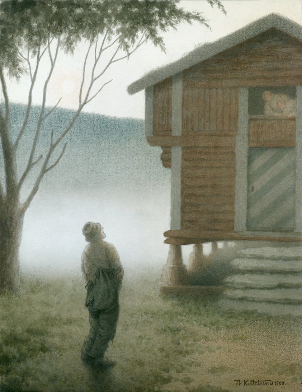 Jenter, åpne døren av Theodor Kittelsen