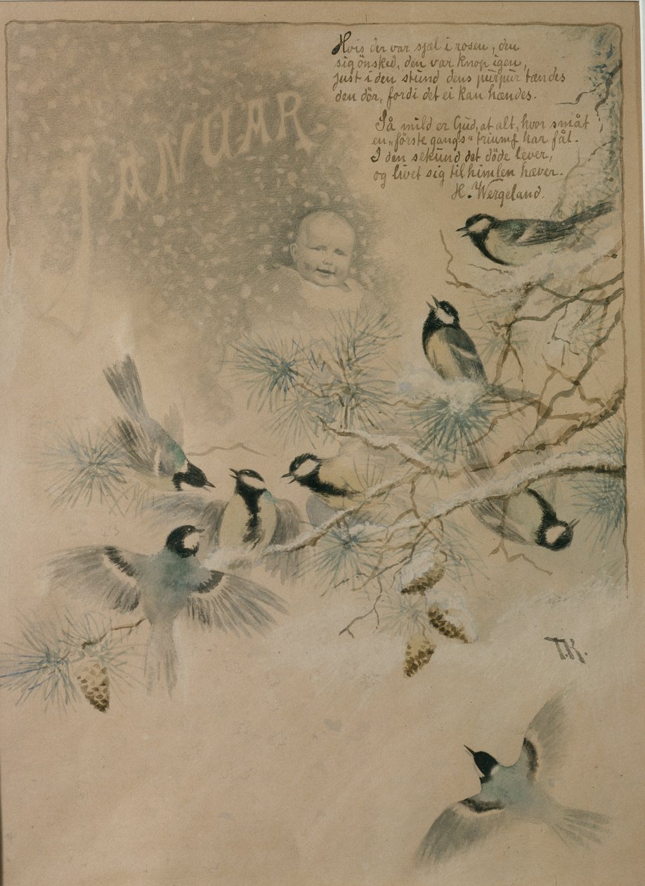januar av Theodor Kittelsen