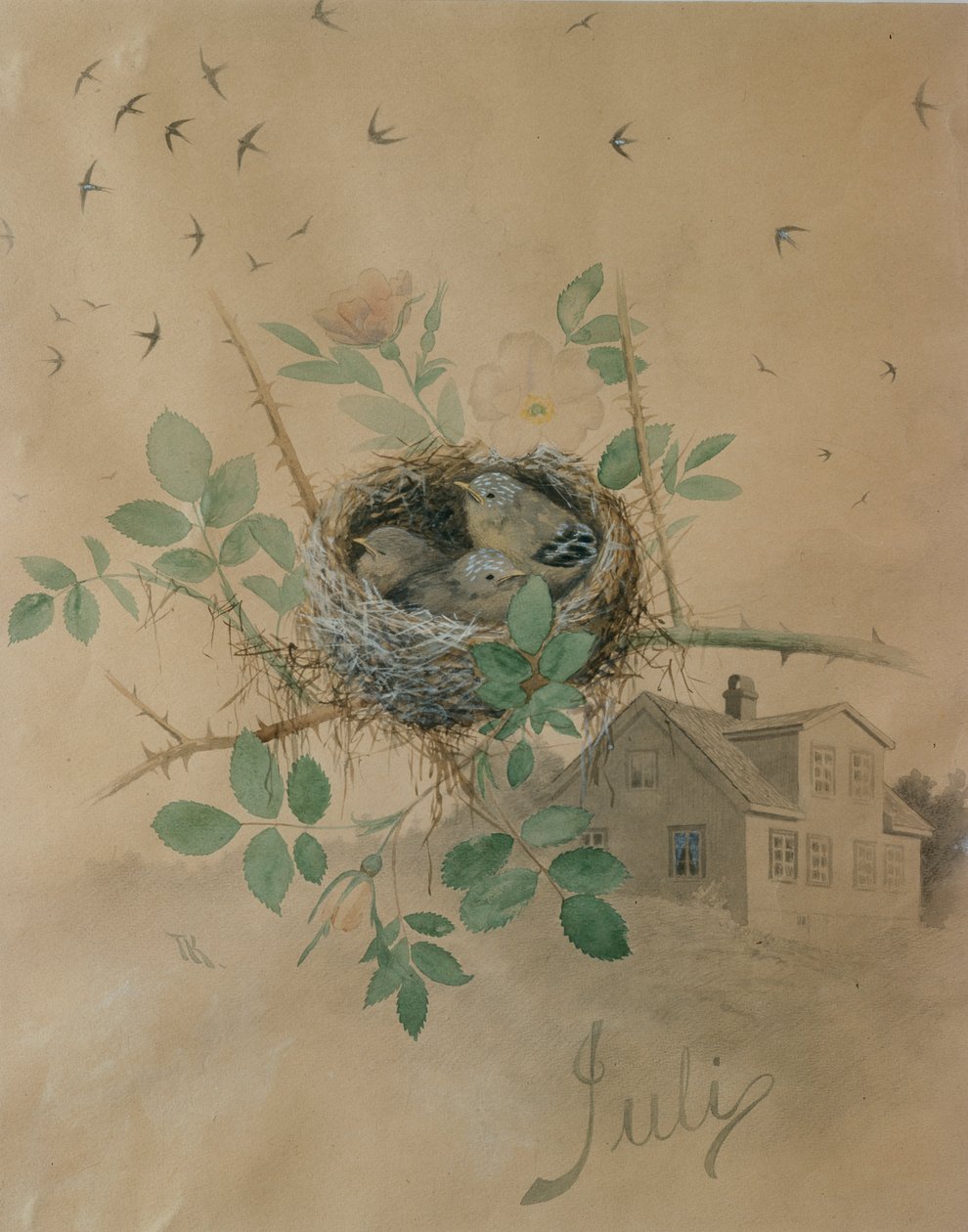 juli av Theodor Kittelsen