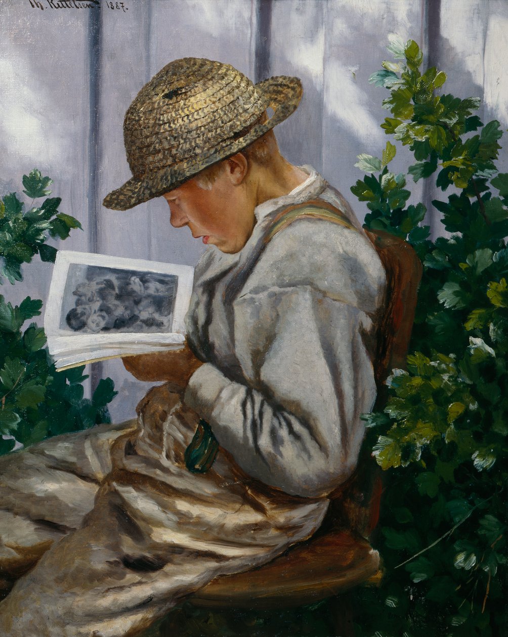 Kristian Hjerteknuser av Theodor Kittelsen