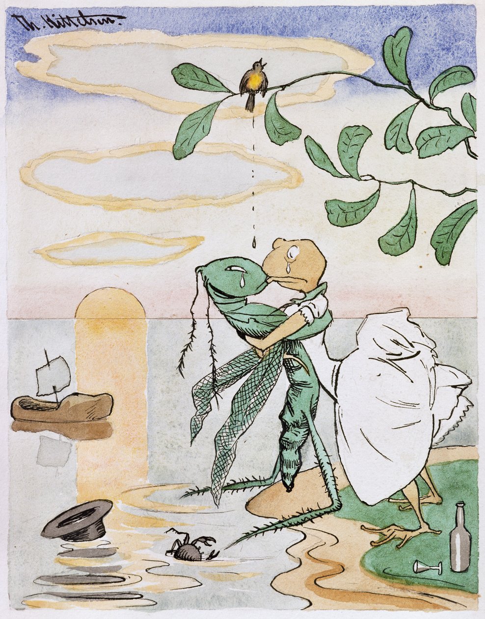 Syk kjærlighet av Theodor Kittelsen
