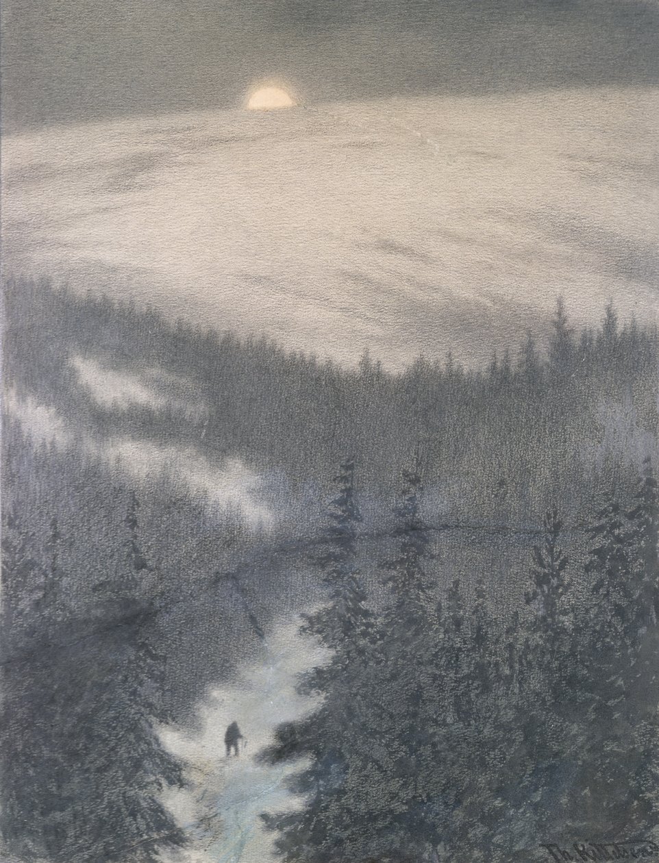 Småbruker av Theodor Kittelsen