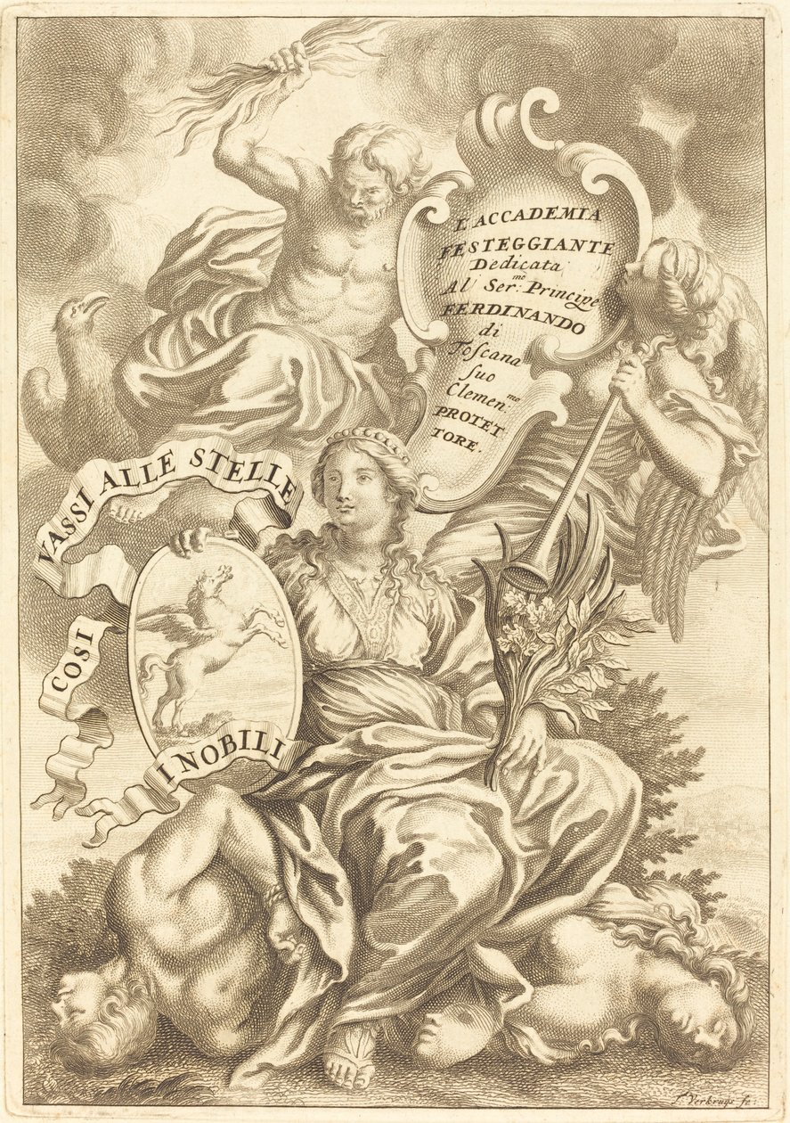 Dedikasjonsplate av Theodor Verkruis