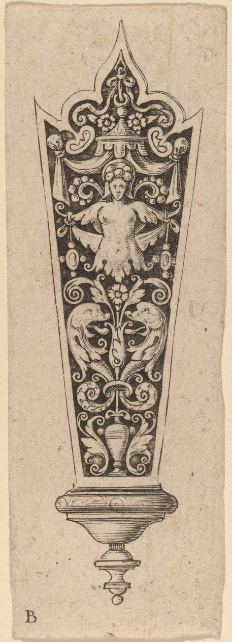 Ornament for knivskaft av Theodor de Bry