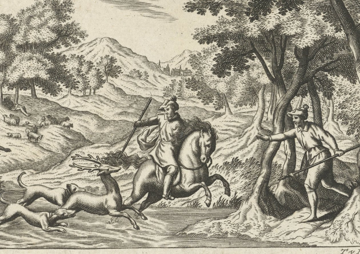 Hjortejakt av Theodor van Merlen (II)