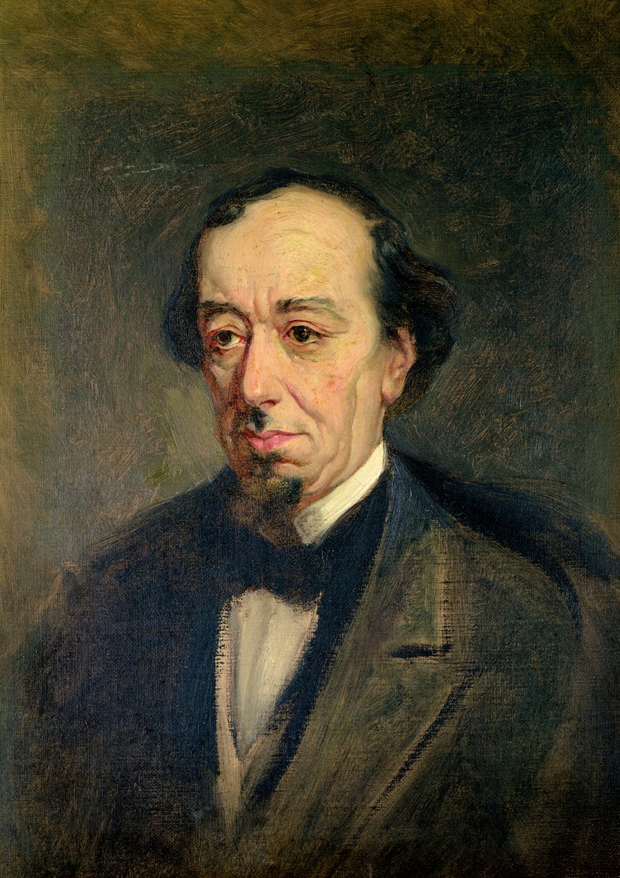 Benjamin Disraeli, jarl av Beaconsfield, 1877 av Theodore Blake Wirgman