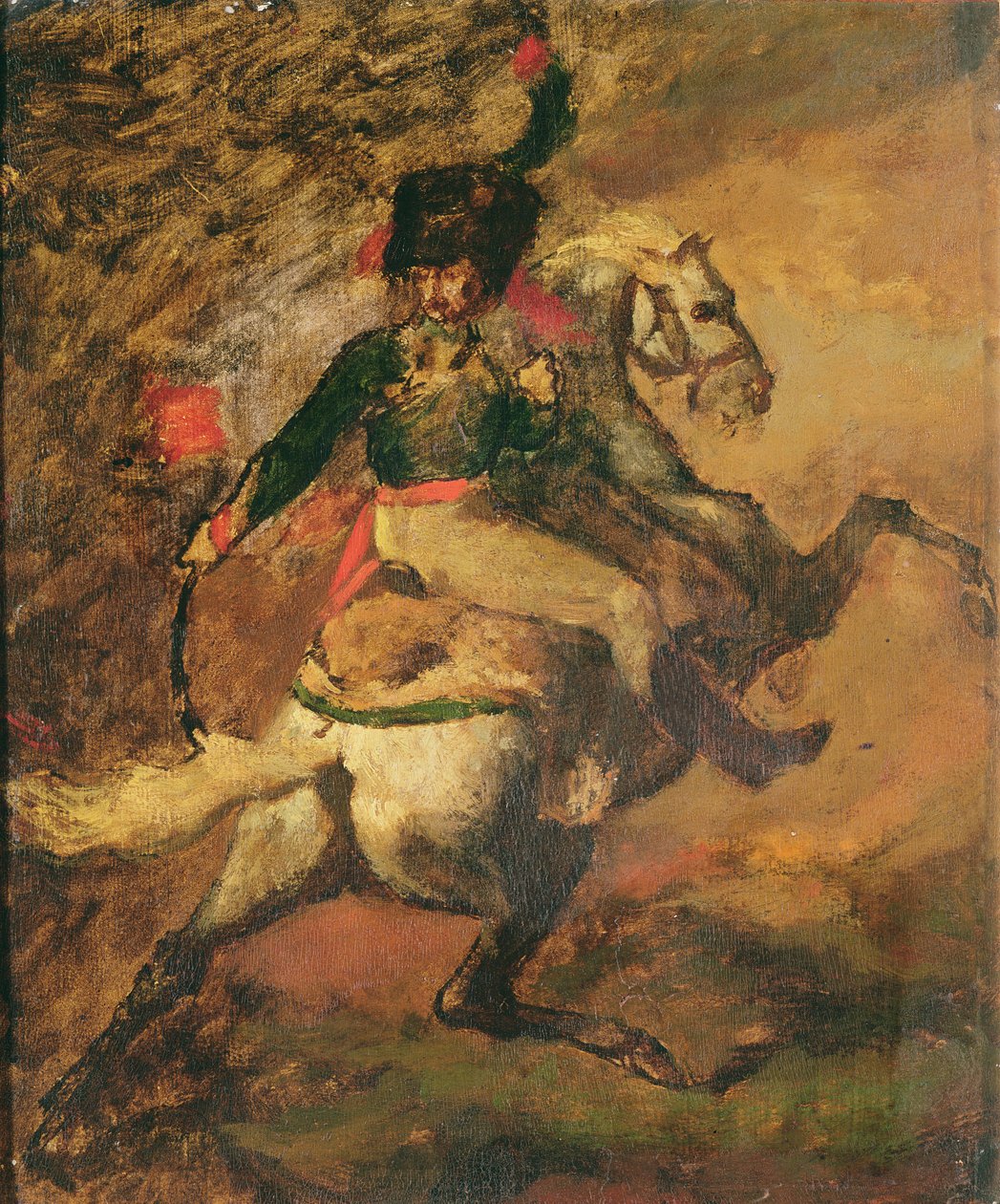 Den ladede jegeren av Theodore Gericault