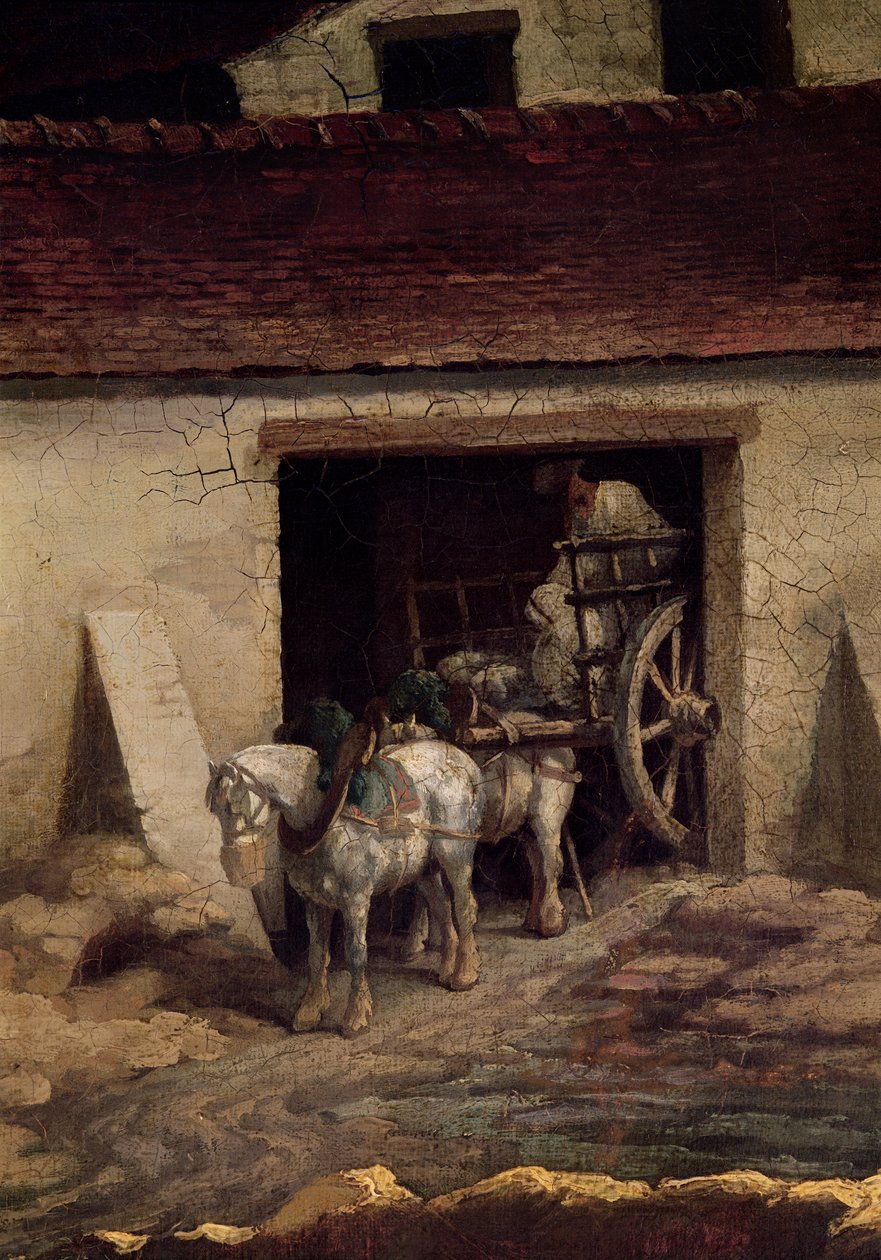 The Kiln at the Plaster Works (detalj) av Theodore Gericault