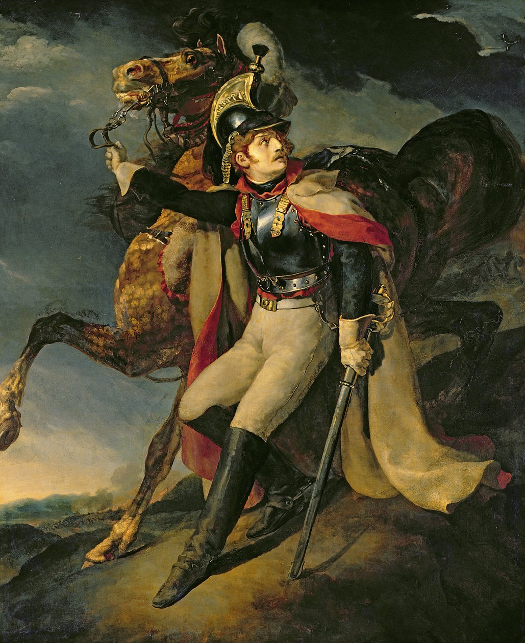 The Wounded Cuirassier, 1814 av Theodore Gericault